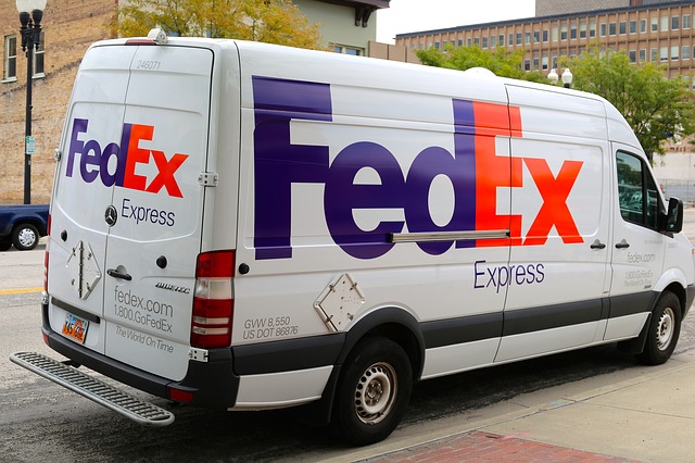 Transportní vozidlo společnosti FedEx